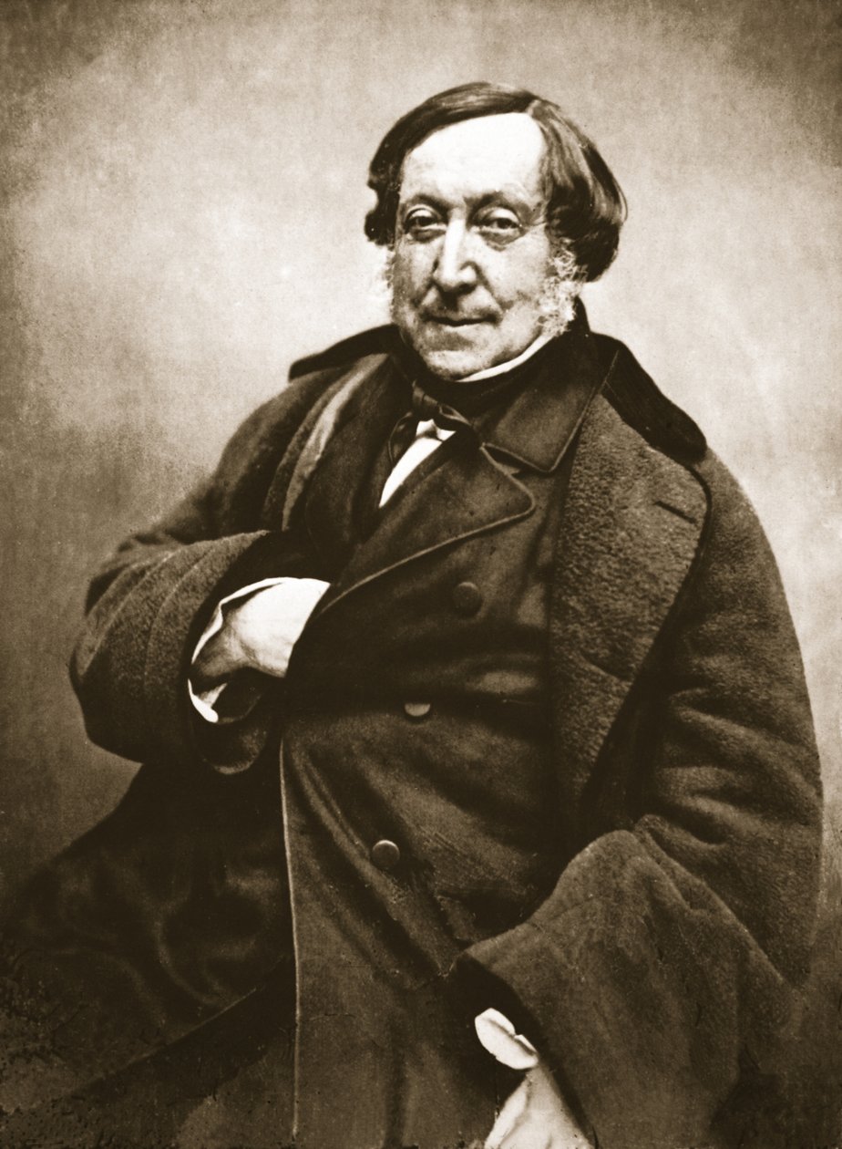 Gioacchino Rossini，1856年（照相凹版） 作者 纳达尔