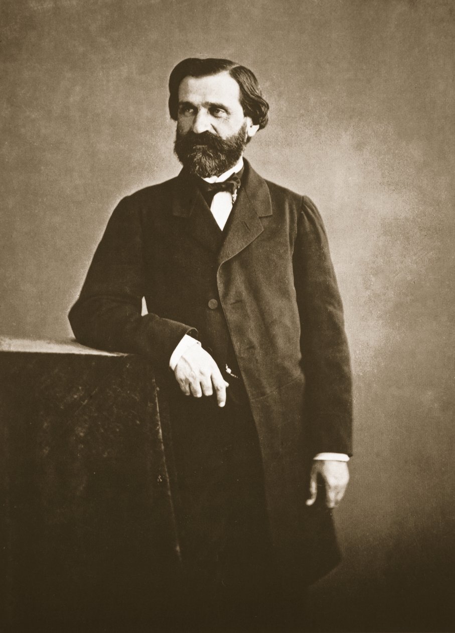 Guiseppe Verdi，1860年（照相凹版） 作者 纳达尔
