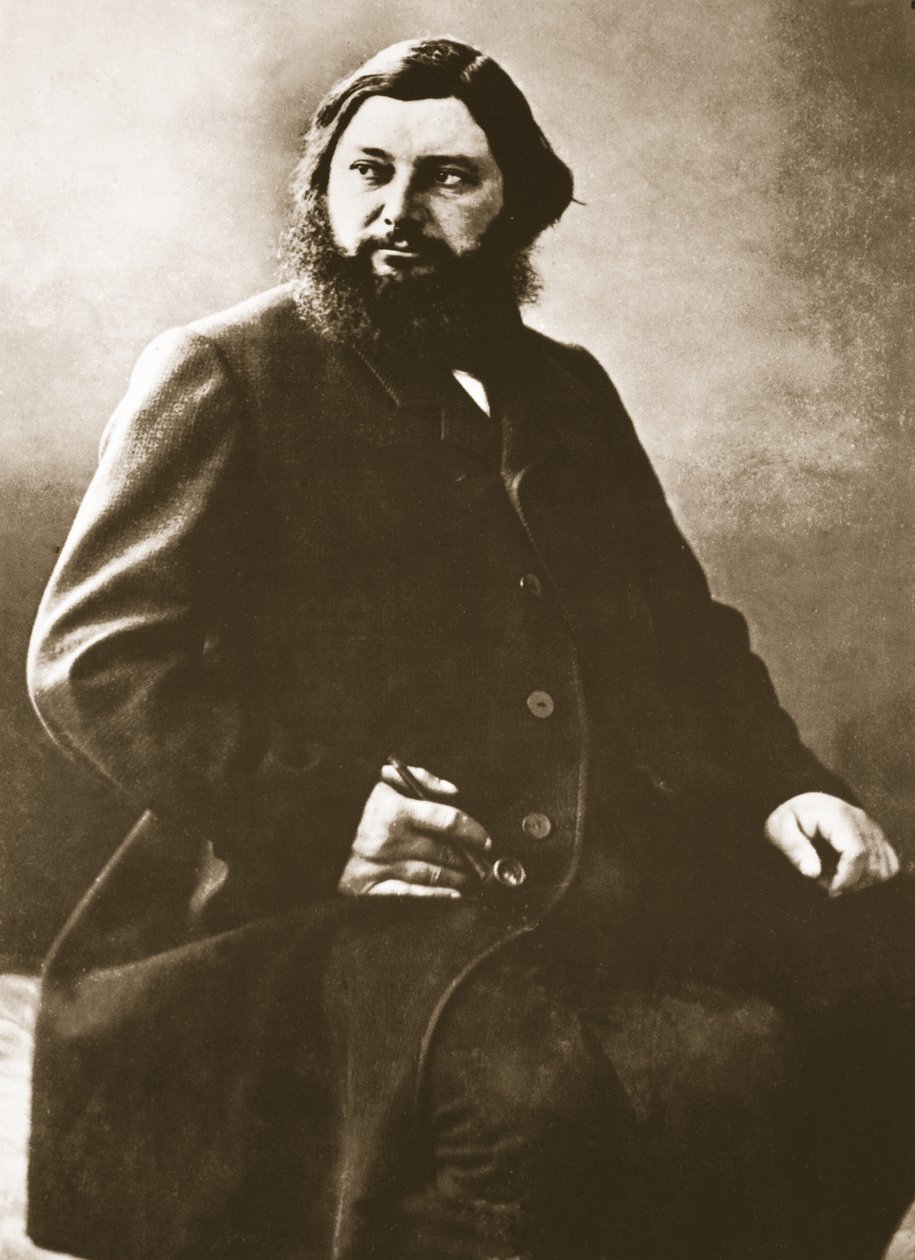 Gustave Courbet，c.1861（照片制作） 作者 纳达尔