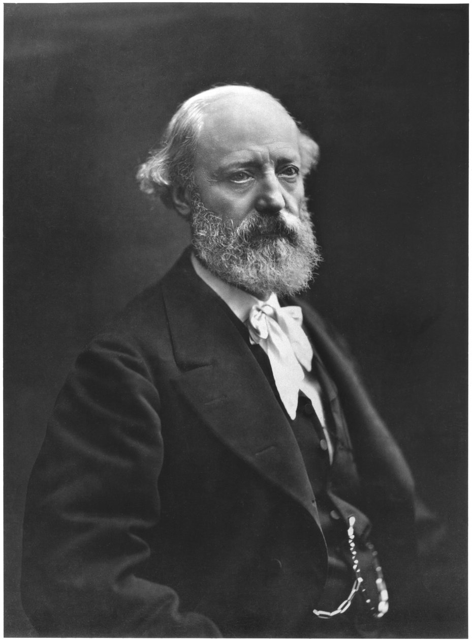 Eugene Emmanuel Viollet-le-Duc的肖像，1878年 作者 纳达尔
