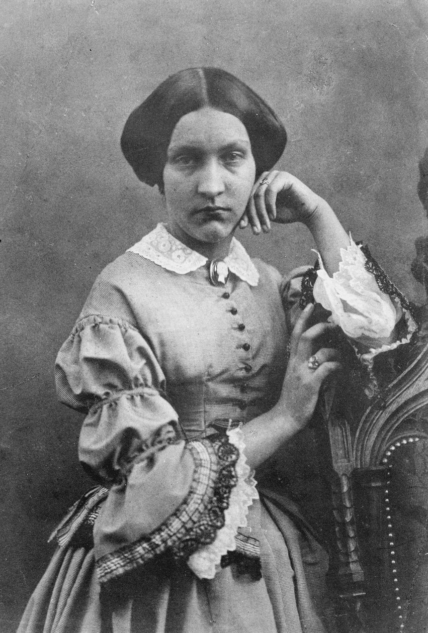 Marie Fauquet的肖像，1860年 作者 纳达尔