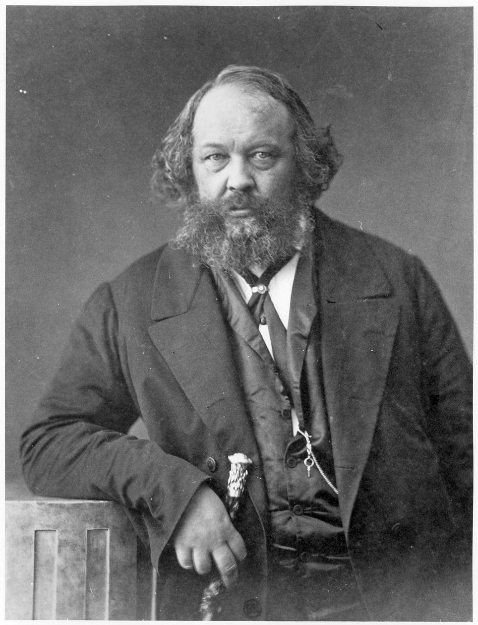 Mikhail Aleksandrovich Bakunin（1814-76）c.1860的肖像 作者 纳达尔