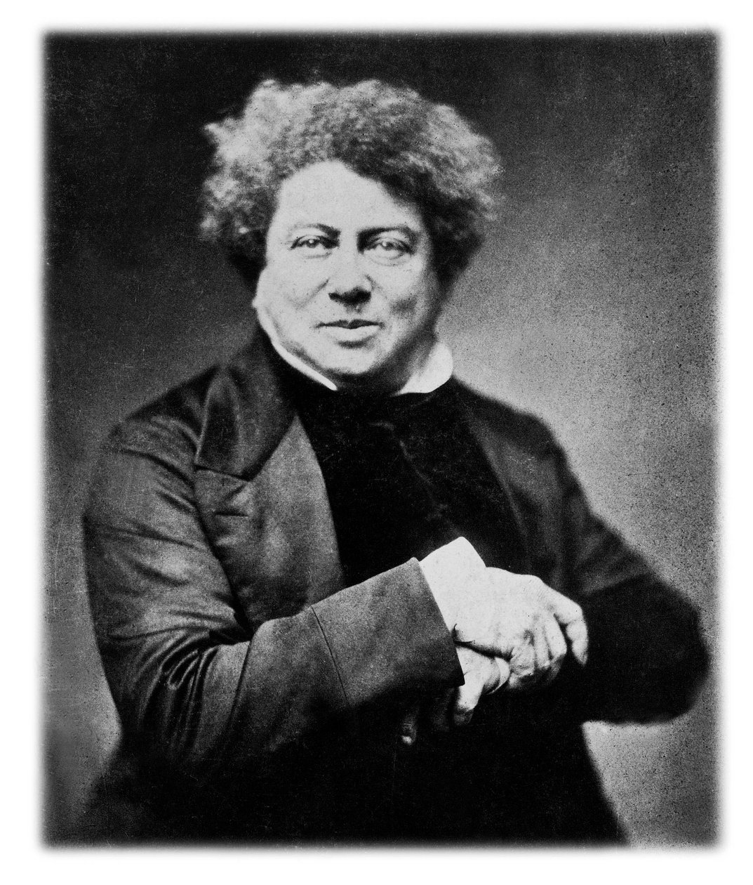 大仲马(Alexandre Dumas The Elder) (1802-1870) 法国作家，图片由Nadar拍摄，约1855年 作者 纳达尔