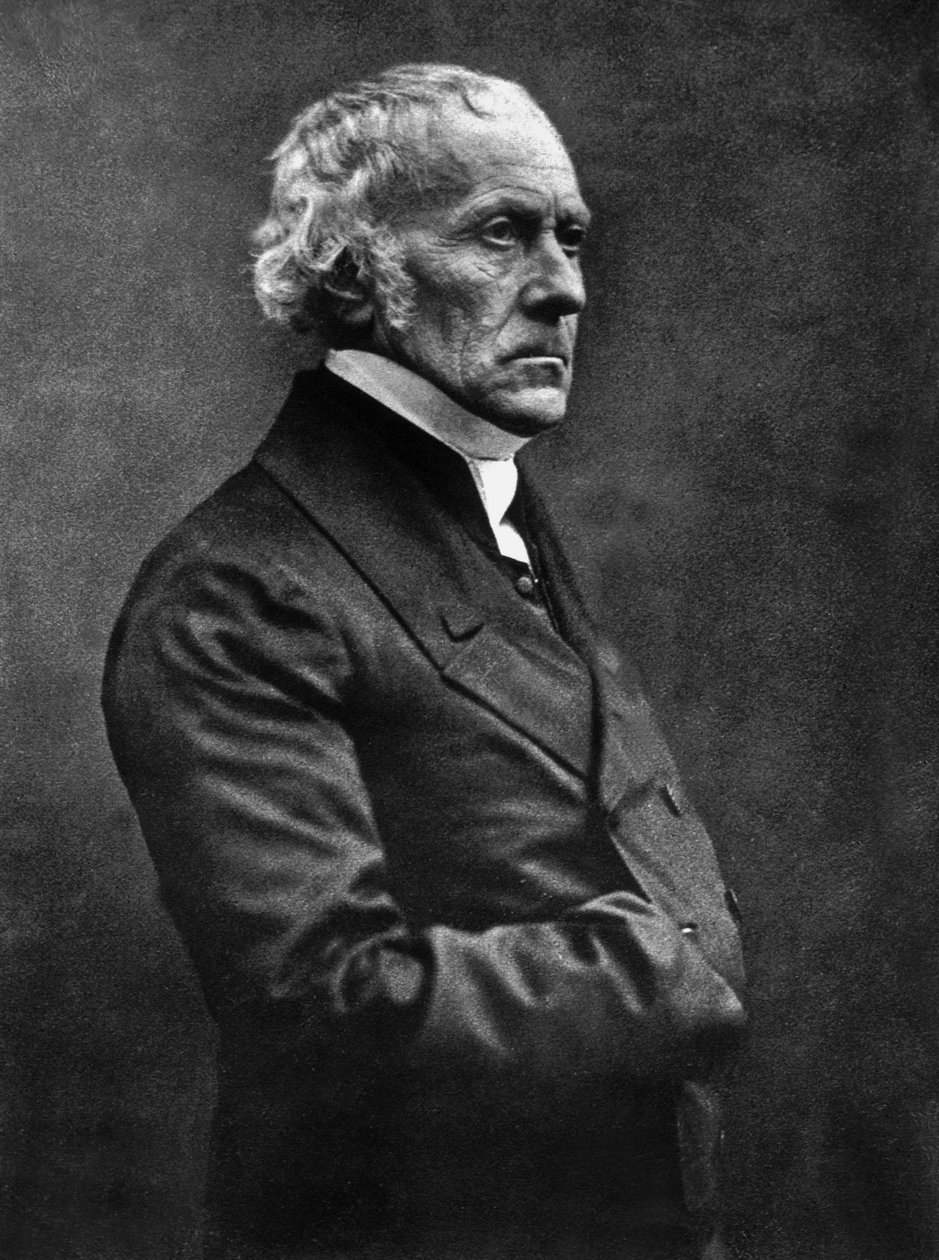 Francois Guizot (1787-1874) 法国历史学家和政治家，图片由Nadar拍摄，1850年4月 作者 纳达尔