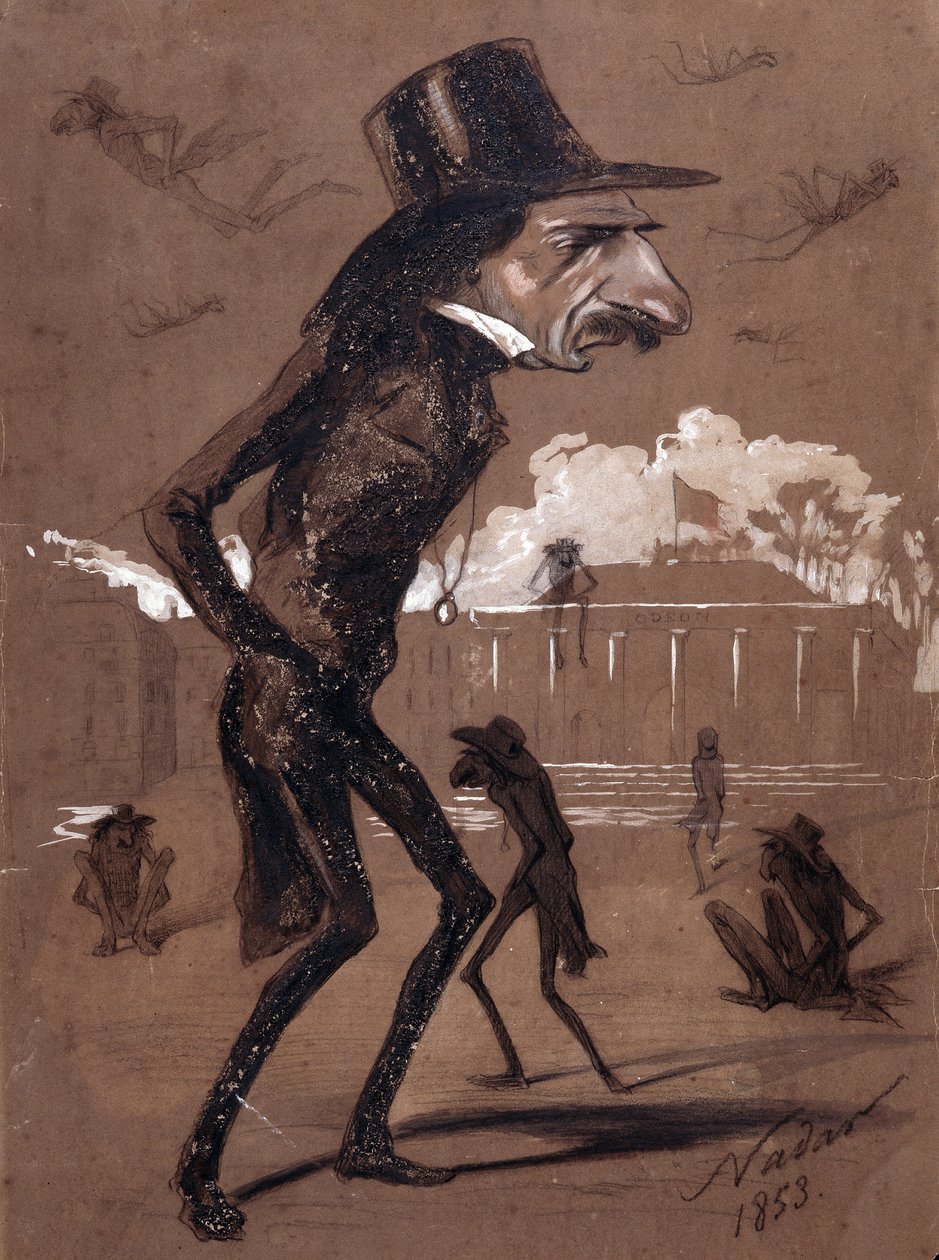 Hippolyte Lucas the man with big legs (Hippolyte Julien Joseph Lucas 作者 纳达尔