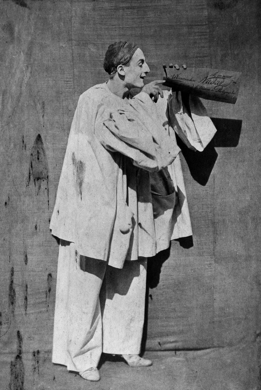 哑剧局:皮埃罗，照片由Gaspard Felix Tournachon（又名Nadar）和Adrien Tournachon（又名Nadar the Young）拍摄。 作者 纳达尔