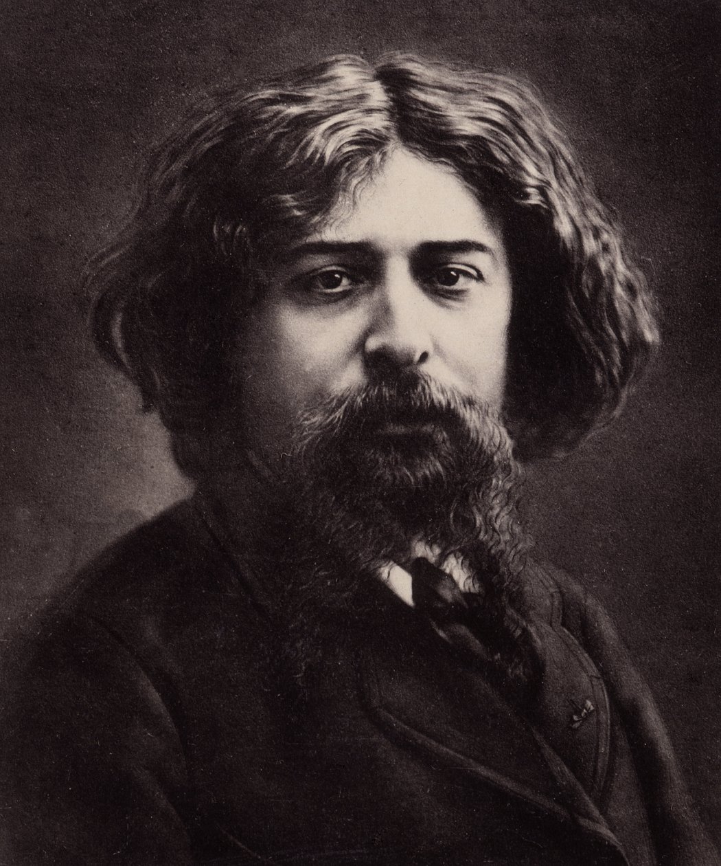 Portrait of Alphonse Daudet (1840-1897), French writer (photo) 作者 纳达尔