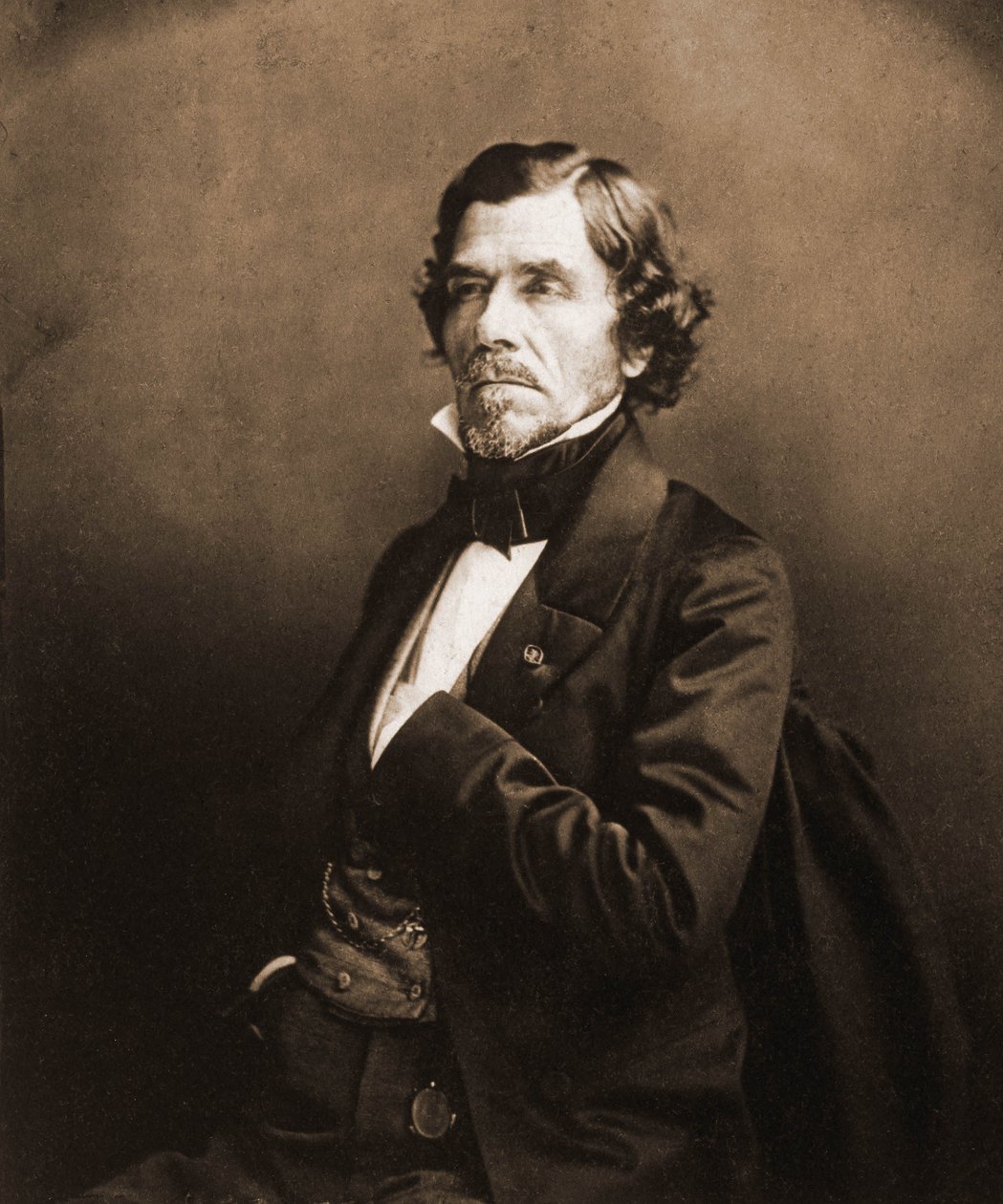 Portrait of Eugene Delacroix, painter 1798-1863 (photo) 作者 纳达尔