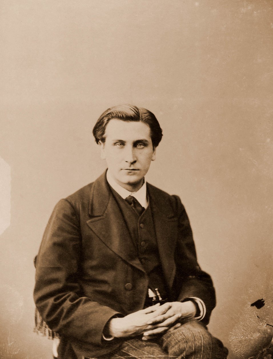 Portrait of Francois Coppee, poet 1842-1908 (photo) 作者 纳达尔
