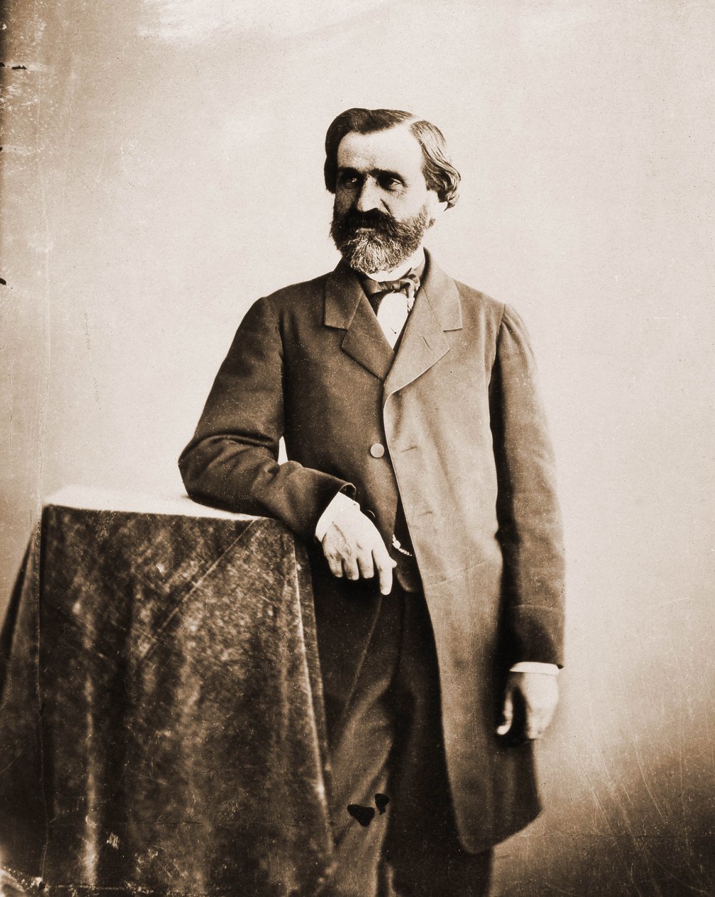Portrait of Giuseppe Verdi, musician 1813-1901 (photo) 作者 纳达尔