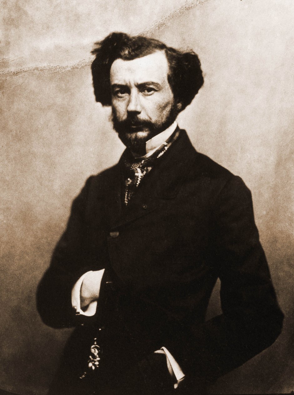 Portrait of Maxime Du Camp, writer 1822-1894 (photo) 作者 纳达尔