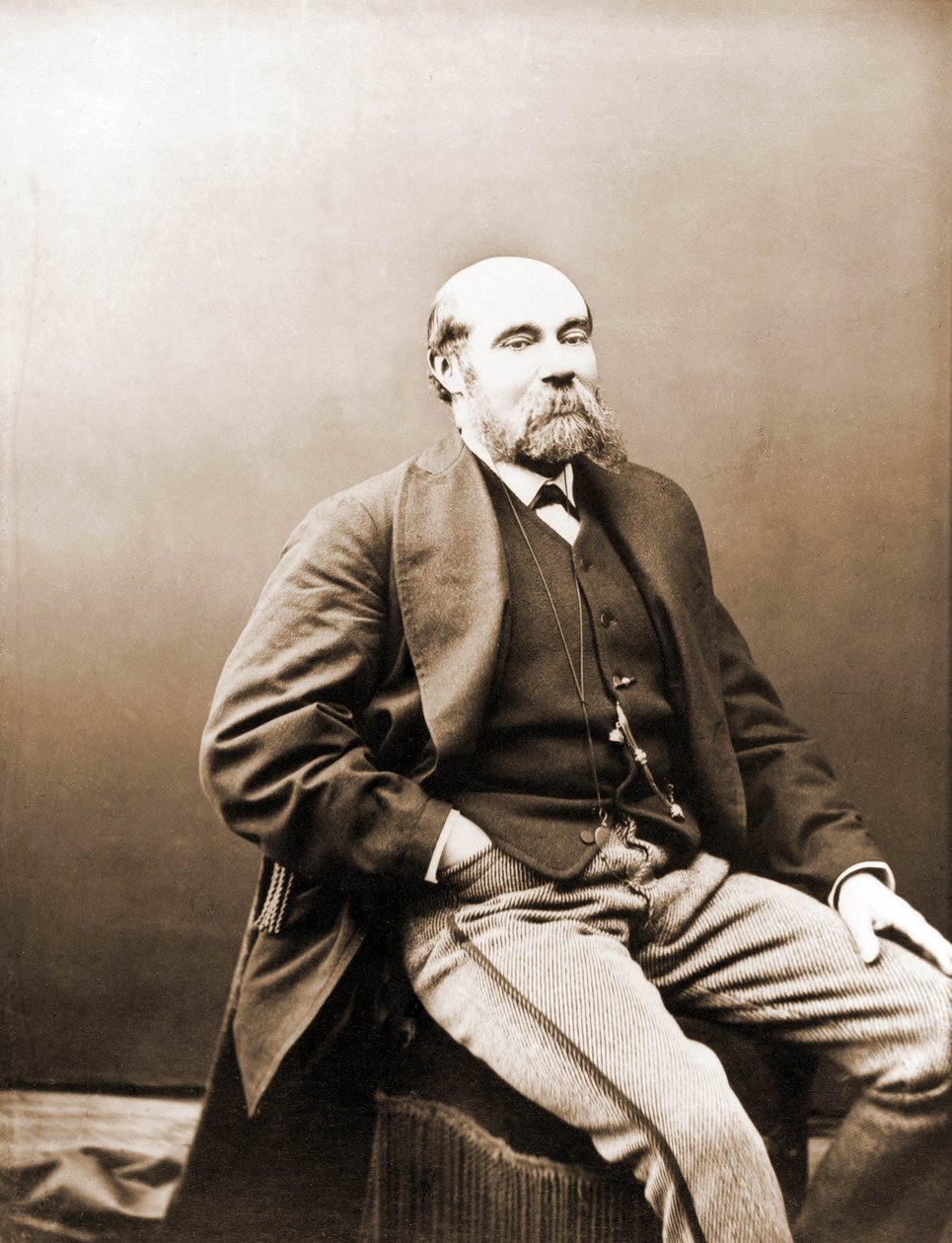 Portrait of Paul Feval, filetonist from the period of Gaboriau and Ponson du Terrail 1817-1887 (photo) 作者 纳达尔