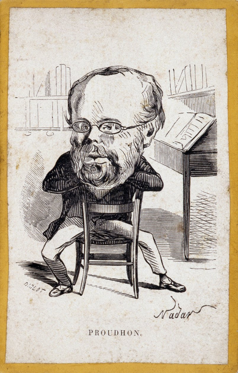 Portraits-charge (portraits charge) by Pierre-Joseph Proudhon (Pierre Joseph Proudhon 作者 纳达尔