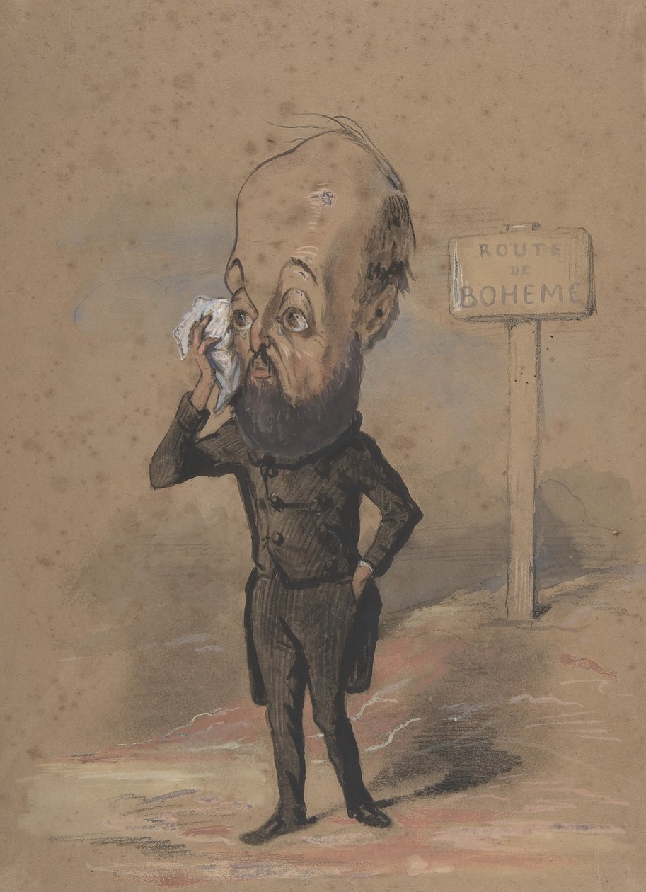 Henri Mürger的漫画，1849-61。 作者 纳达尔