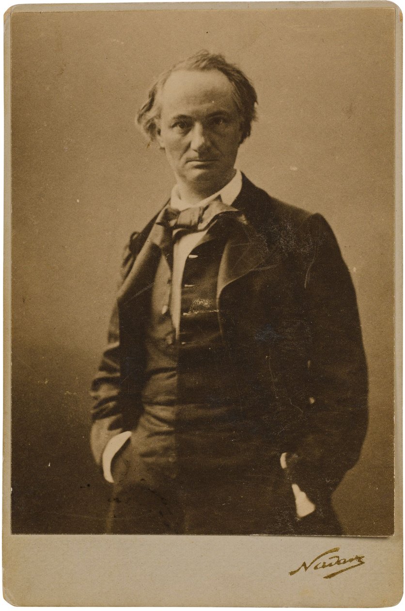 查尔斯·鲍德莱尔（Charles Baudelaire）1821-1867 作者 纳达尔
