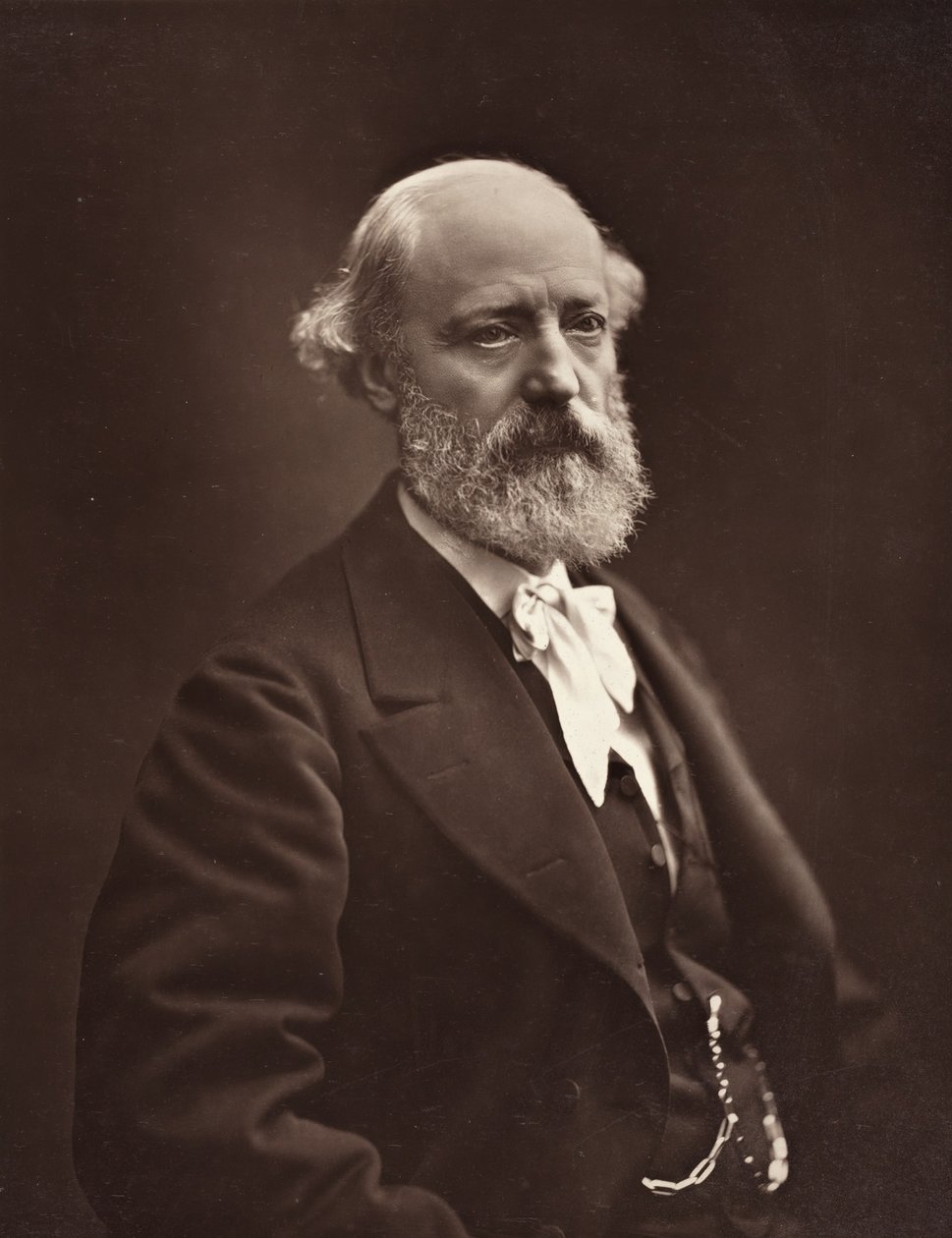 Eugène Viollet-Le-Duc 法国建筑师，1814-1879，1878。 作者 纳达尔