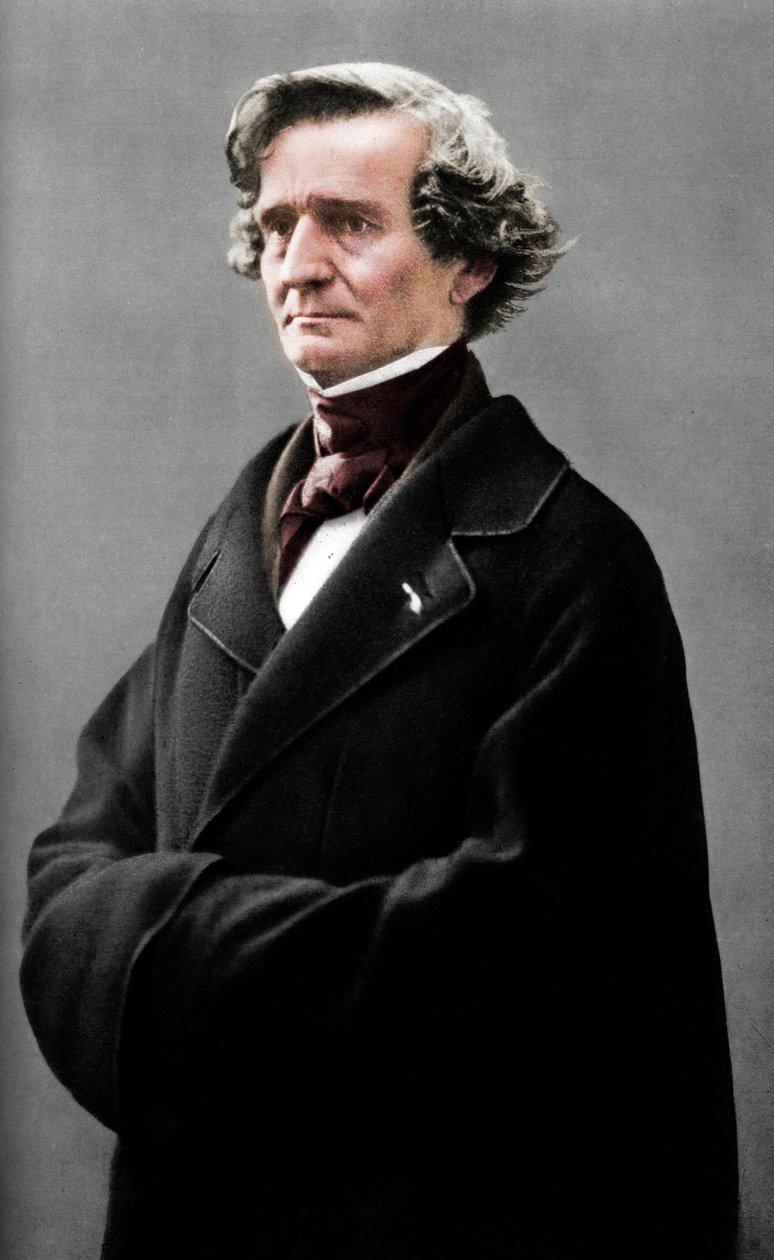 Hector Berlioz 1803-1869，法国浪漫作曲家。 作者 纳达尔