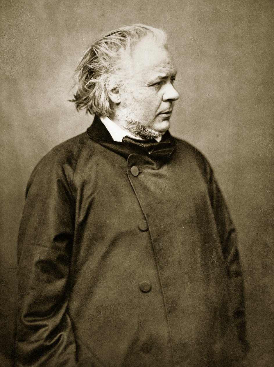 Honore Daumier（棕褐色照片） 作者 纳达尔