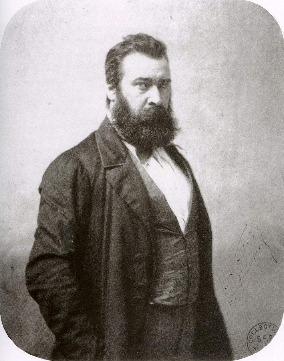 Jean-FrançoisMillet，法国画家，约1860年代 作者 纳达尔