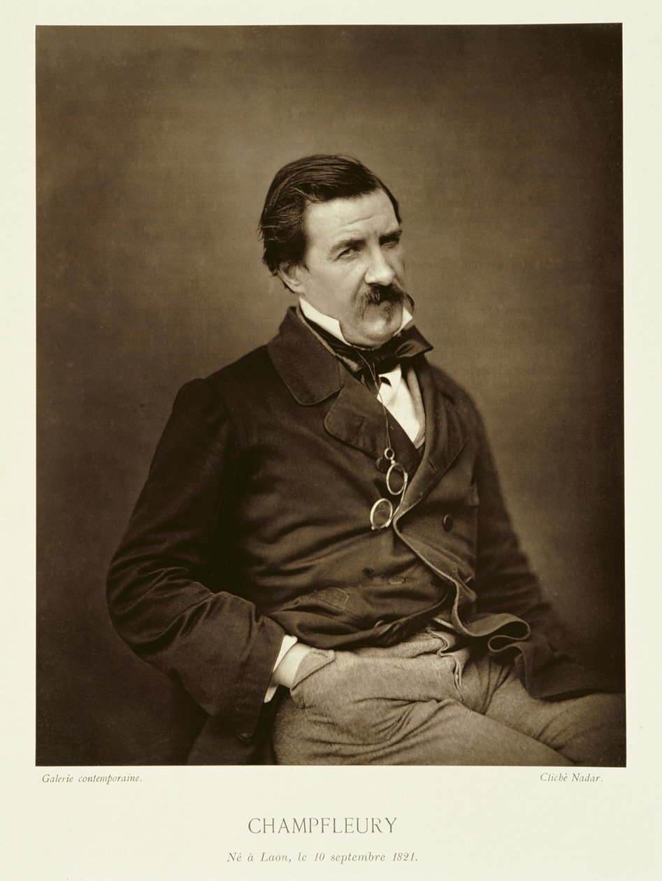 Jules Francois Felix Husson，&39;Champfleury&39;（1821-89），来自&39;Galerie Contemporaine&39;，c.1874-78 作者 纳达尔