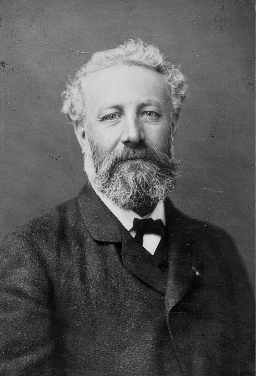 朱尔斯·凡尔纳（1828-1905）。法国作家。约于1880年 作者 纳达尔