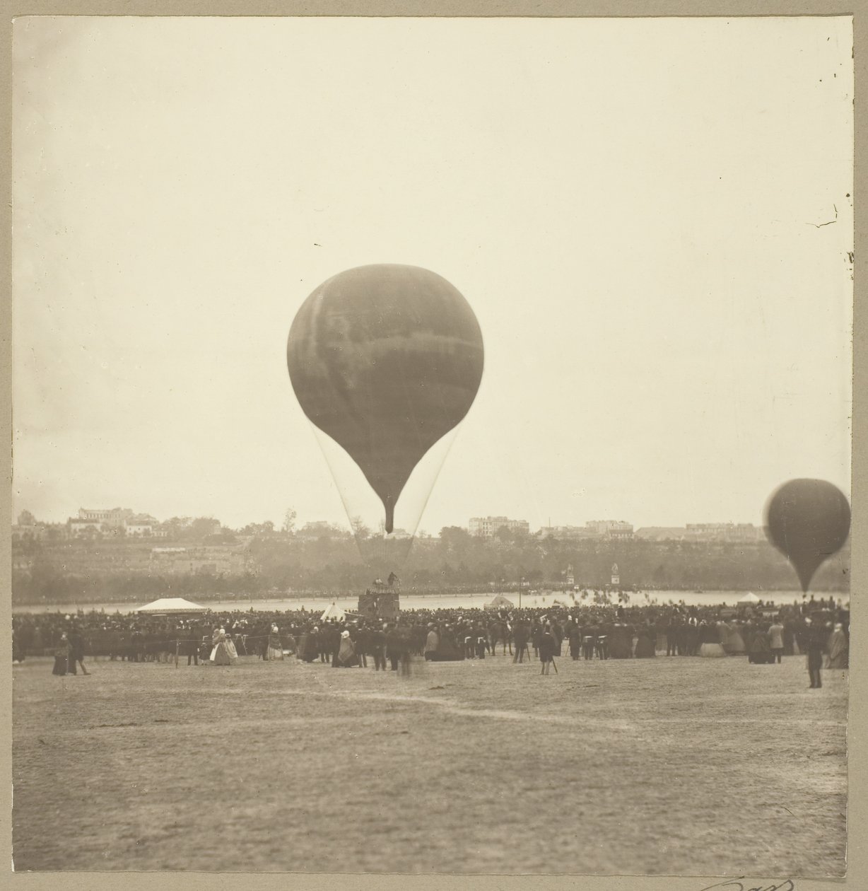 Le Geant，战神广场，1863年 作者 纳达尔