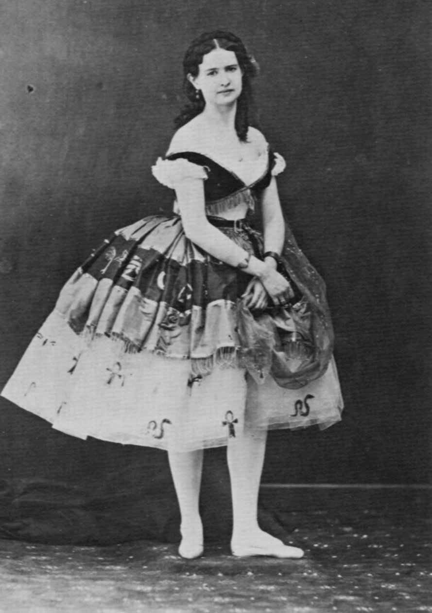 Maria Surovshchikova-Petipa，俄罗斯芭蕾舞演员，c1861 作者 纳达尔