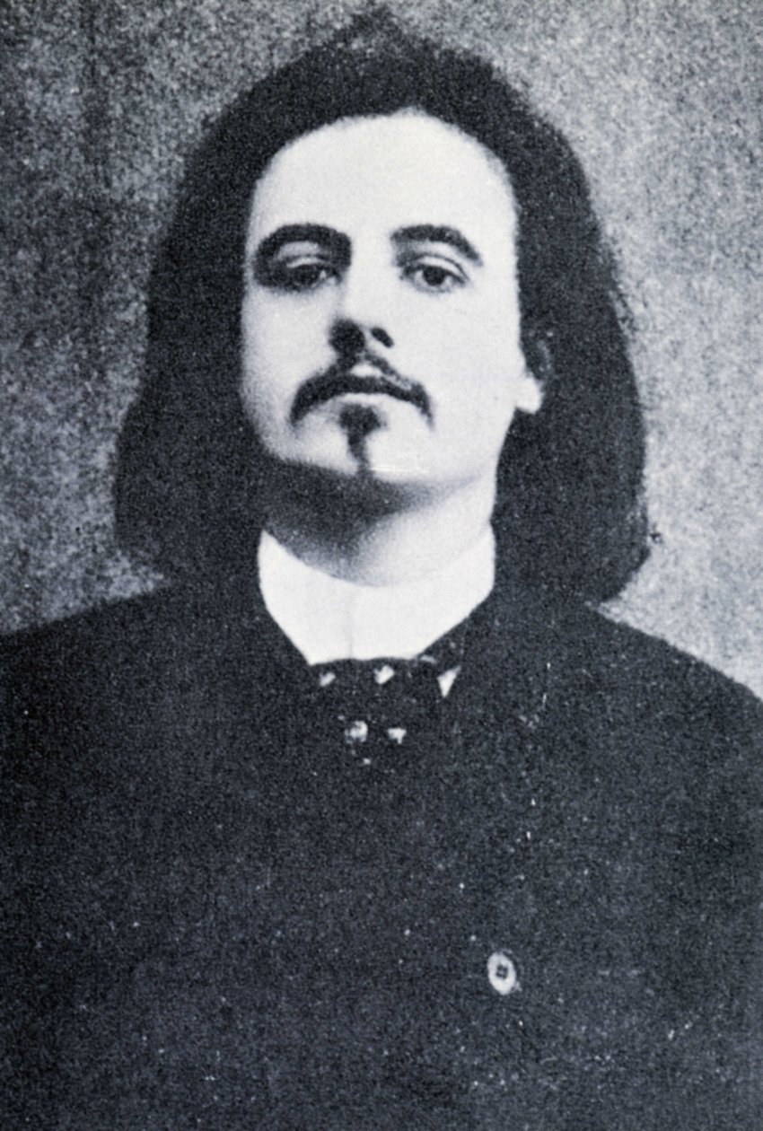 阿尔弗雷德·贾里（Alfred Jarry）的肖像，1896年 作者 纳达尔