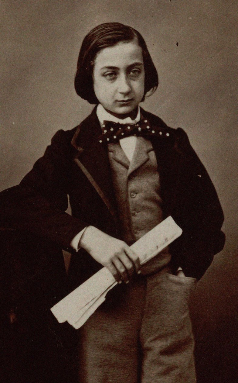 小提琴家和作曲家亨利·凯滕（Henri Ketten）的画像，1848-1883年。 作者 纳达尔