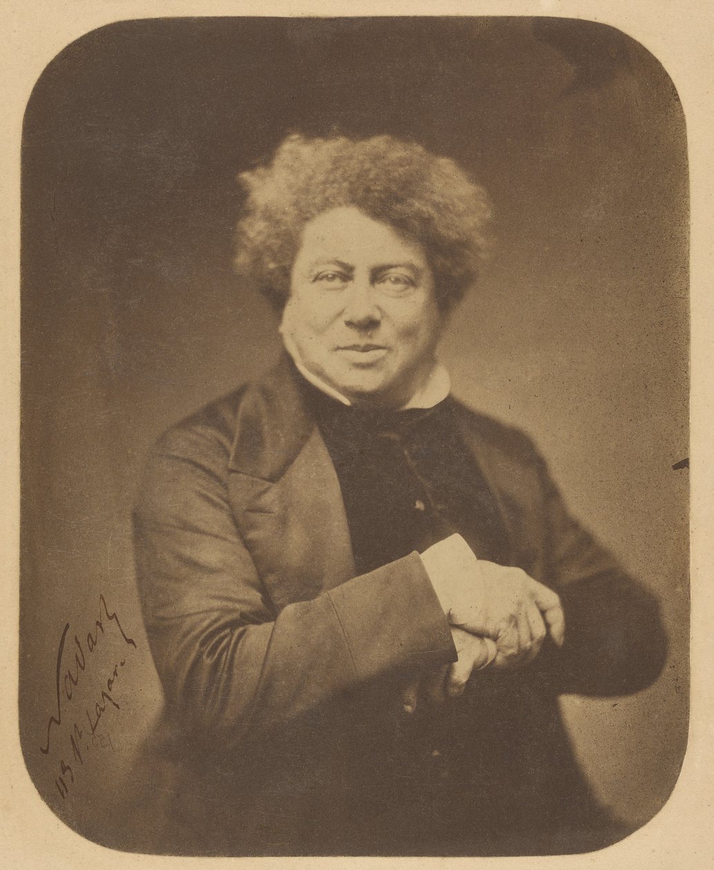 Alexander Dumas [père] (1802-1870) / 亚历山大-大仲马 作者 纳达尔[GaspardFélixTournachon]