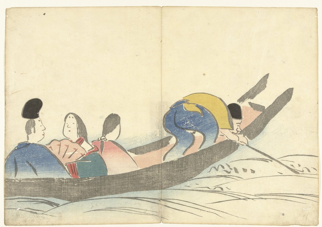 船上的人们
Korin 的画册（系列名称）
Korin gafu（系列名称） 作者 中村保中
