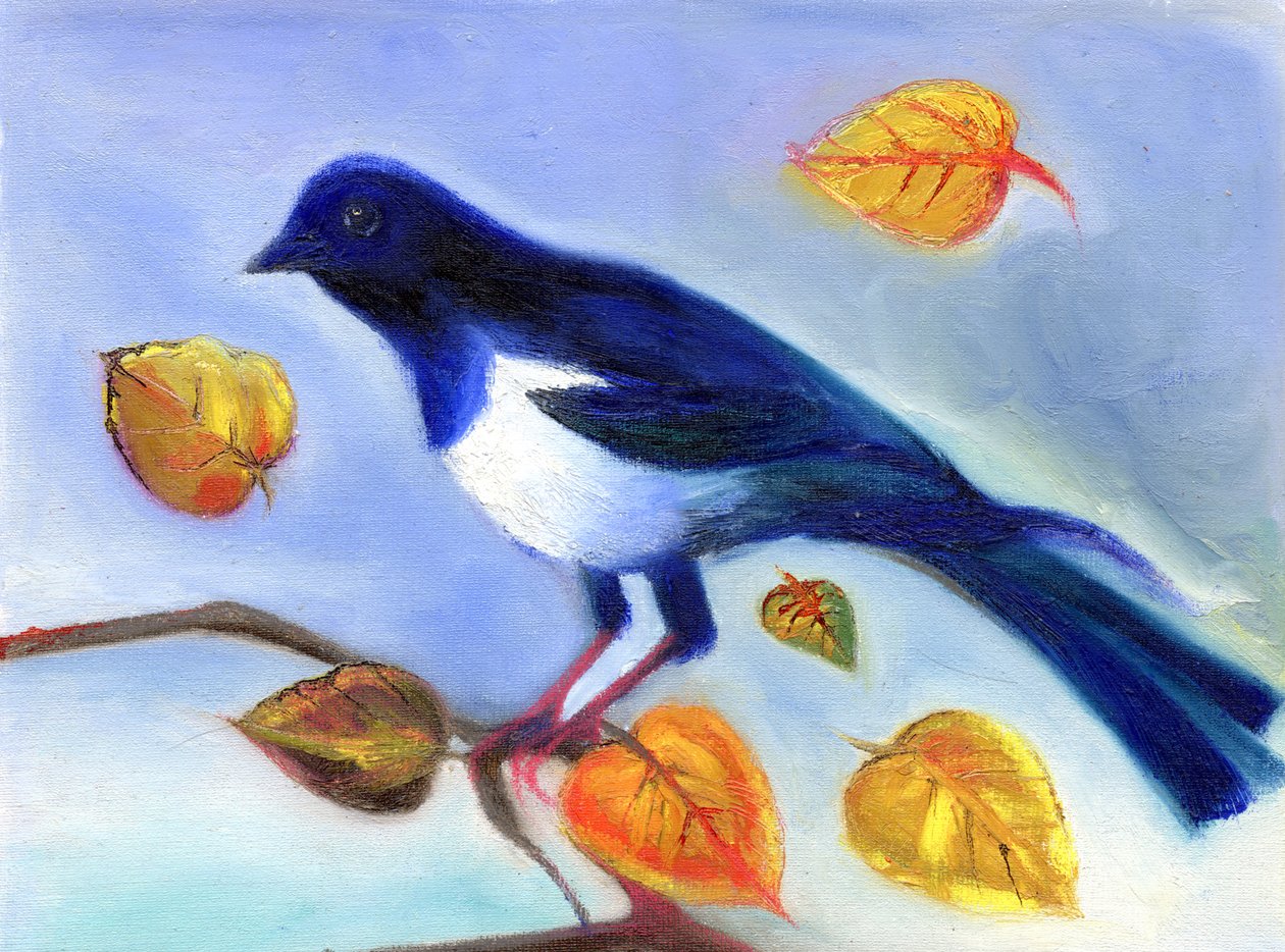 秋鹊，2012， 作者 南希·莫尼兹·查拉拉姆布斯