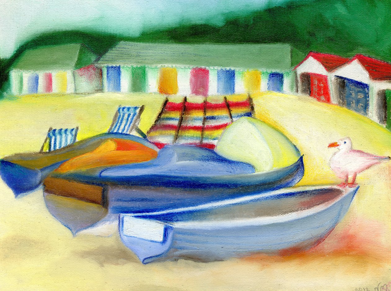 Durley Chine Seagull，2012， 作者 南希·莫尼兹·查拉拉姆布斯