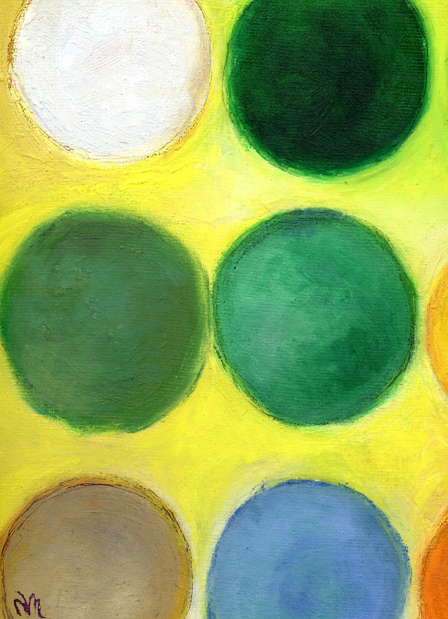 The Happy Dots 2,2014， 作者 南希·莫尼兹·查拉拉姆布斯