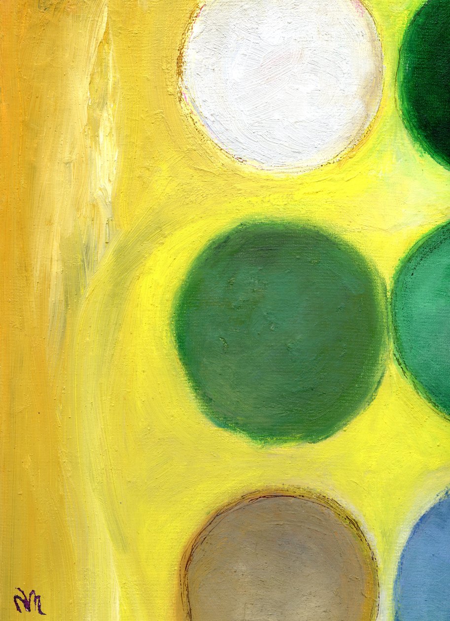 The Happy Dots 3,2014， 作者 南希·莫尼兹·查拉拉姆布斯