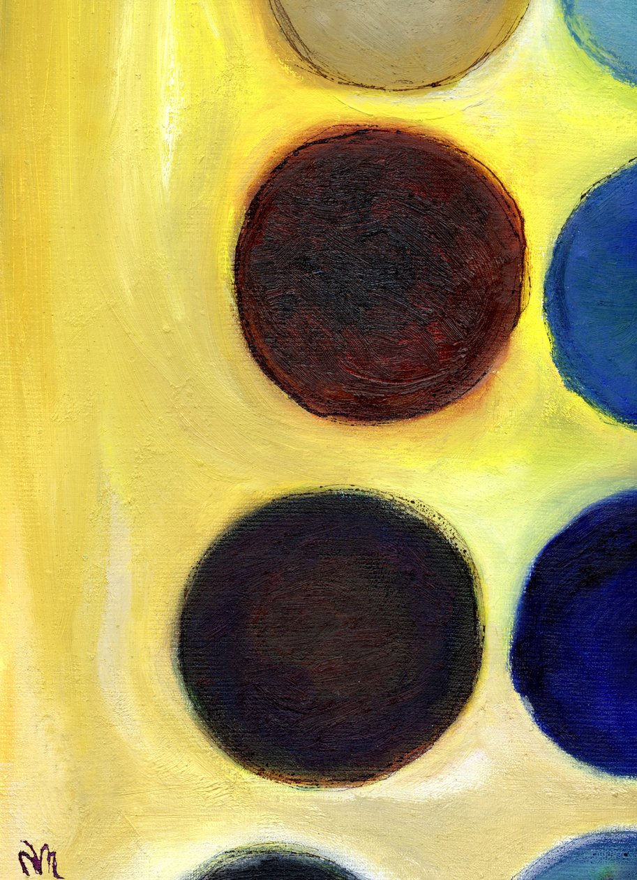 The Happy Dots 4,2014， 作者 南希·莫尼兹·查拉拉姆布斯
