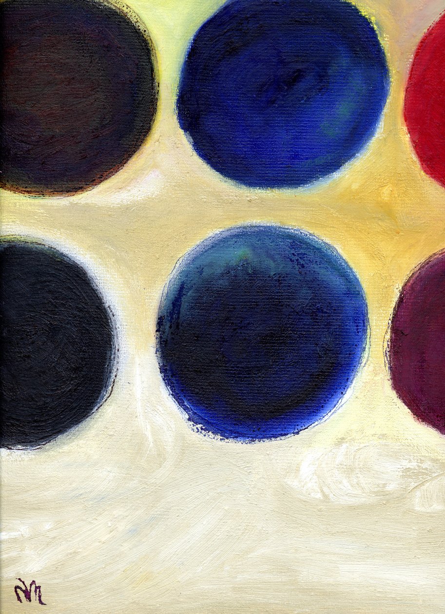 The Happy Dots 8,2014， 作者 南希·莫尼兹·查拉拉姆布斯