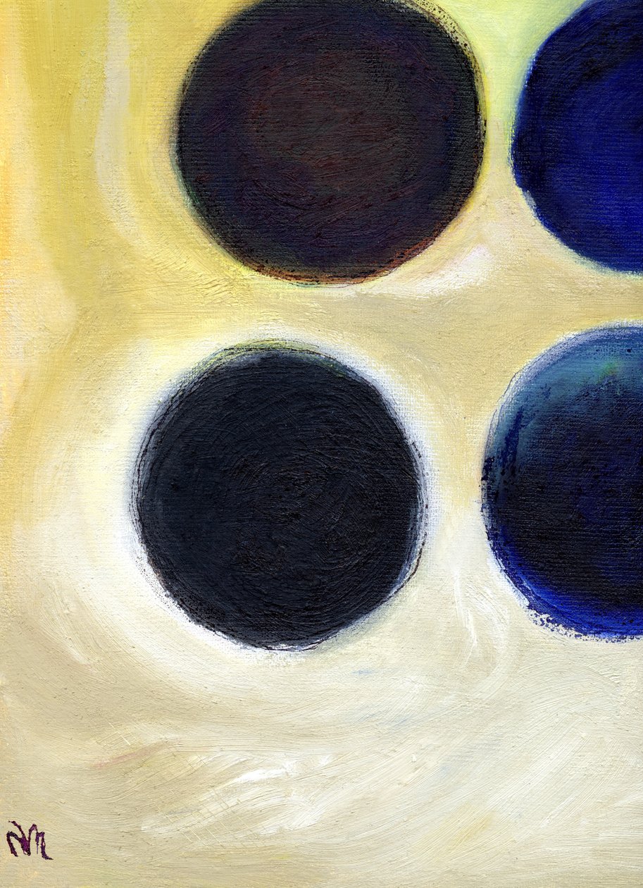 The Happy Dots 9,2014， 作者 南希·莫尼兹·查拉拉姆布斯