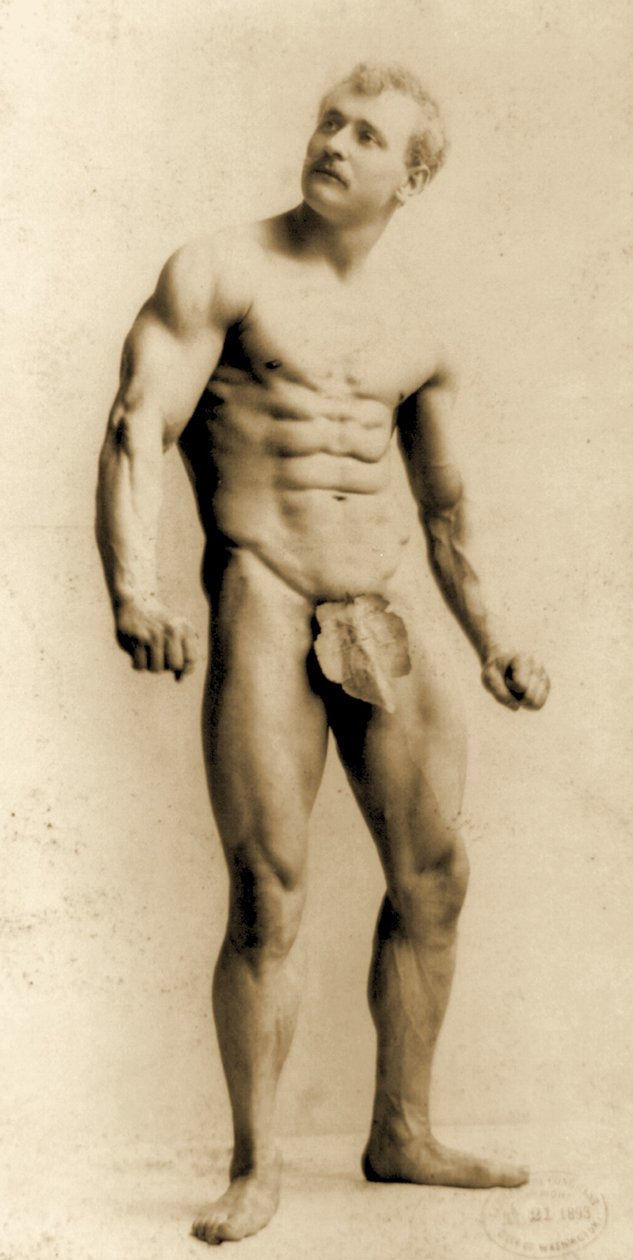 Eugen Sandow，古典古希腊罗马姿势，c.1893 作者 拿破仑·萨罗尼（Napoleon Sarony）