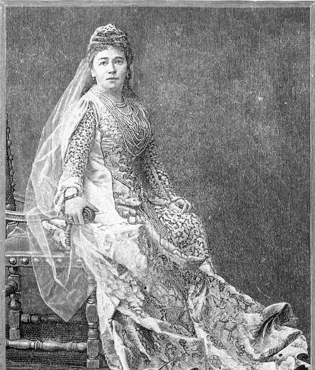 阿尔巴尼夫人，1893年 作者 拿破仑·萨罗尼（Napoleon Sarony）