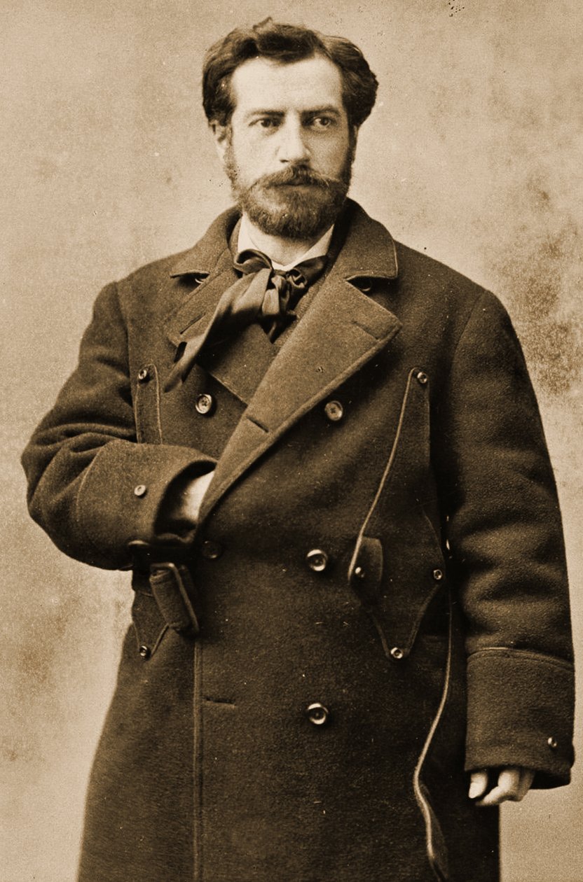 1880年FrédéricAugusteBartholdi的肖像 作者 拿破仑·萨罗尼（Napoleon Sarony）