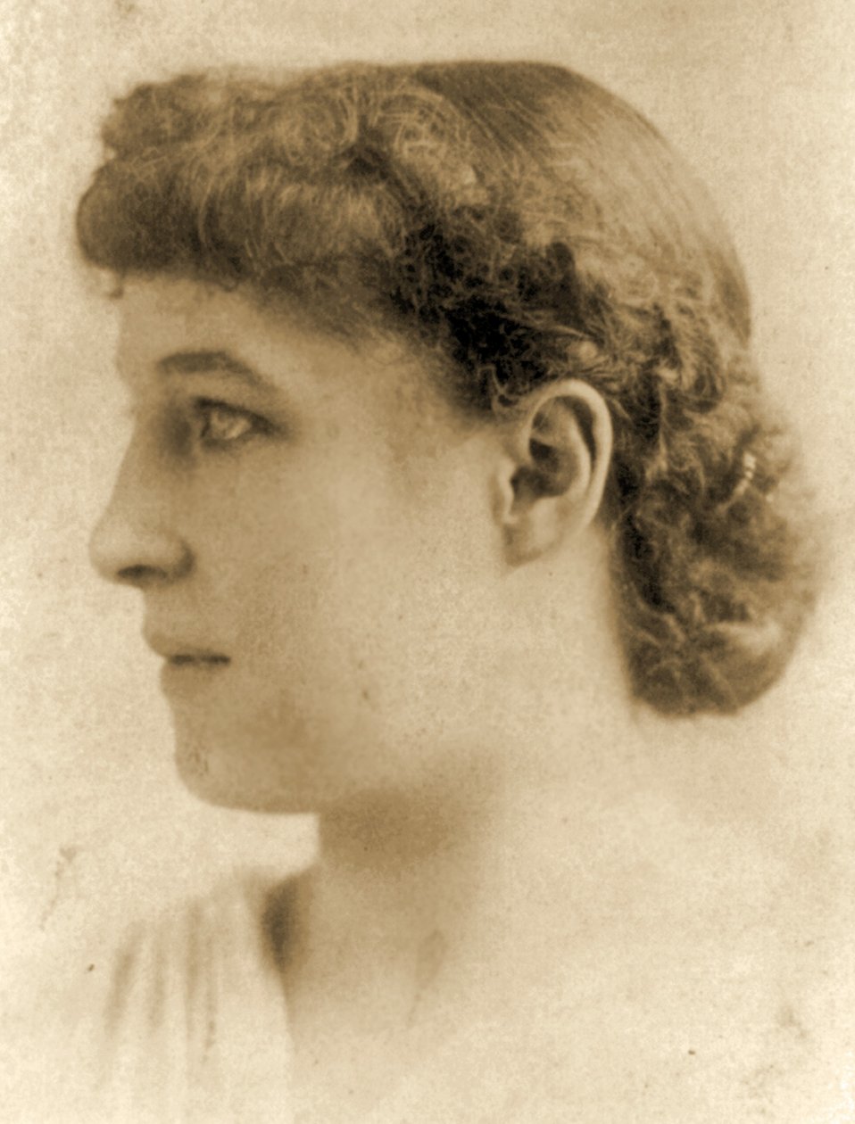 Lillie Langtry的肖像，c.1887 作者 拿破仑·萨罗尼（Napoleon Sarony）