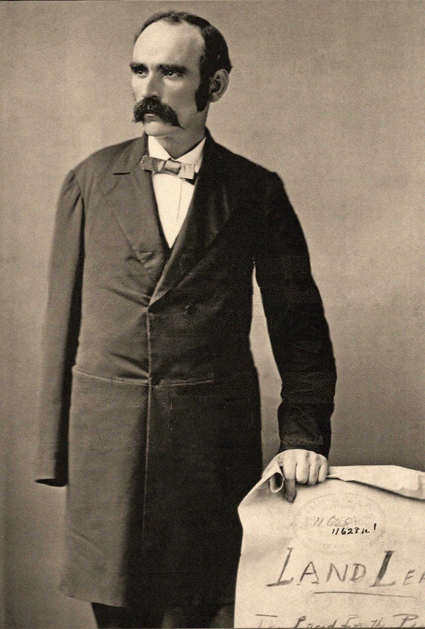 迈克尔戴维特，纽约的肖像。 c.1882 作者 拿破仑·萨罗尼（Napoleon Sarony）