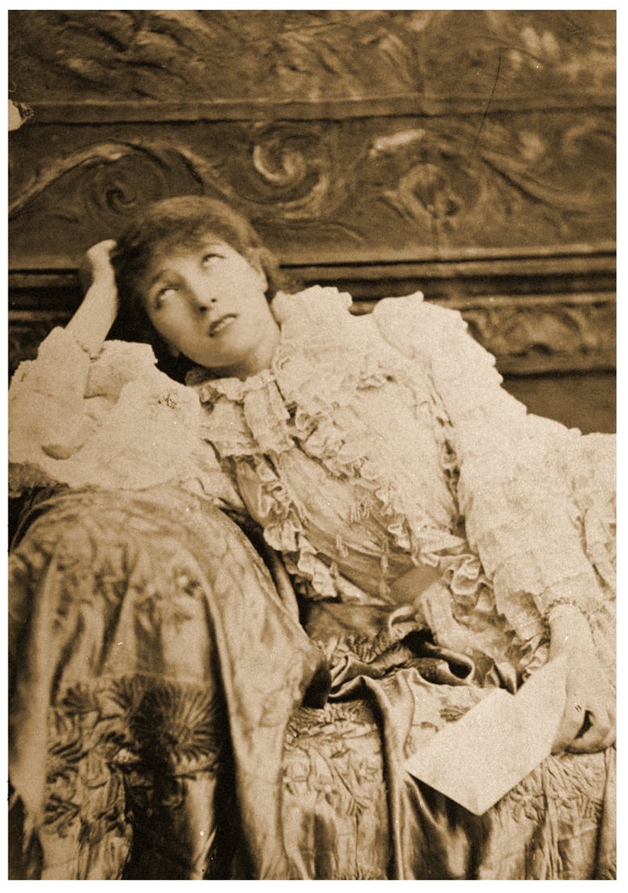莎拉伯恩哈特在拉辛的“Phaedra”1903年担任Phedre 作者 拿破仑·萨罗尼（Napoleon Sarony）
