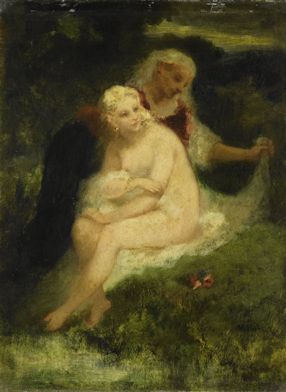 浴后 作者 Narcisse Virgile Diaz de laPeña