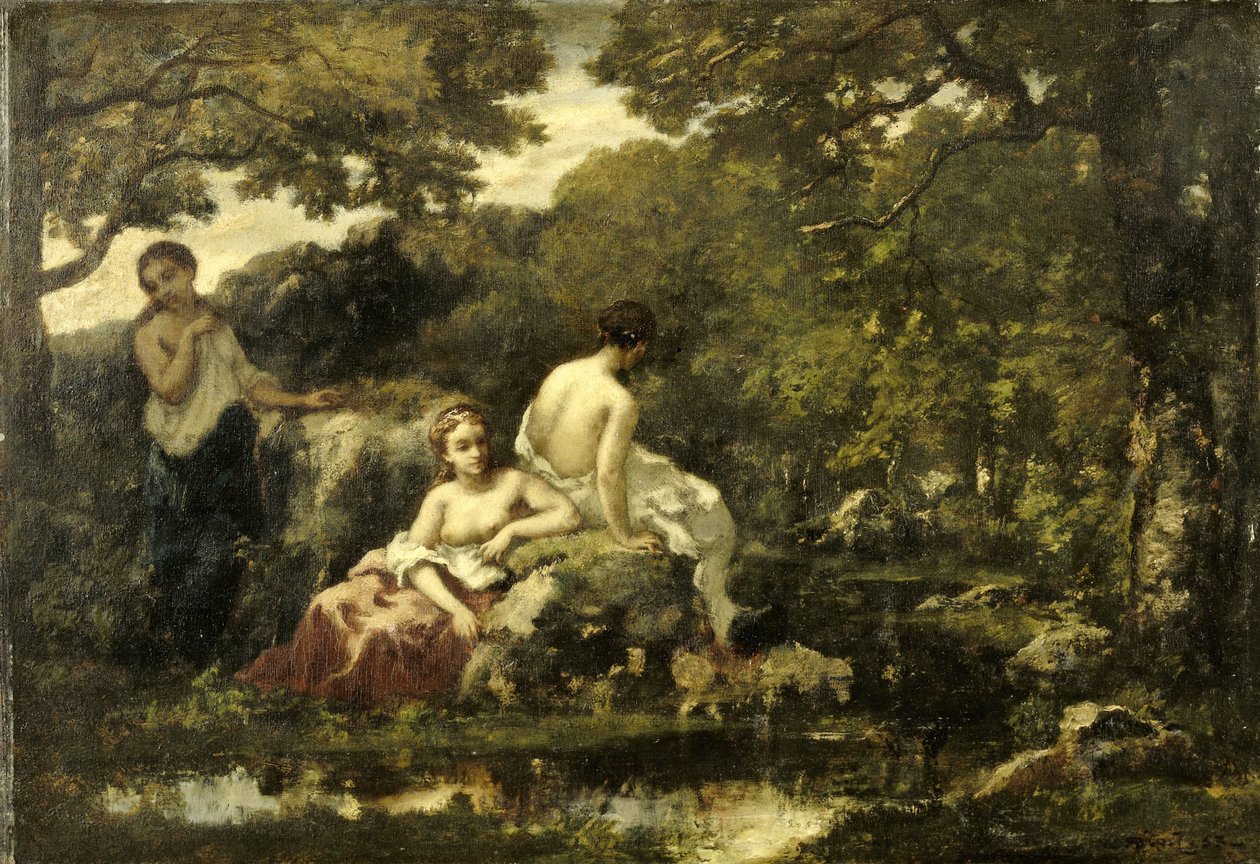 田园诗 作者 Narcisse Virgile Diaz de laPeña