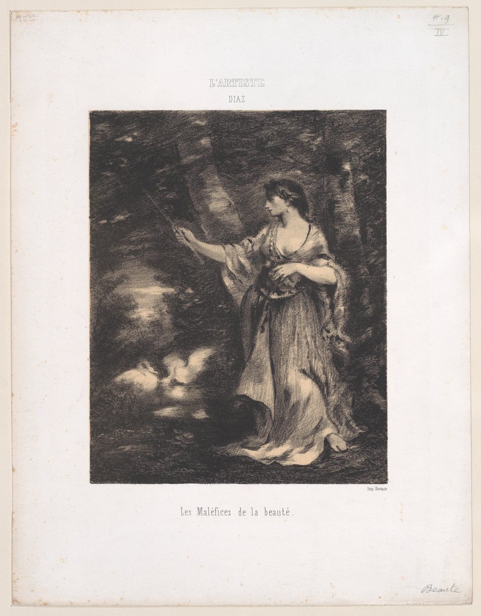 美的弊端，1830-76。 作者 Narcisse Virgile Diaz de laPeña