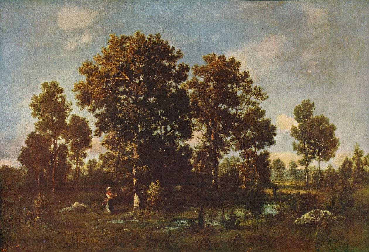 森林中的晴天，c1850，c1915 作者 Narcisse Virgile Diaz de laPeña