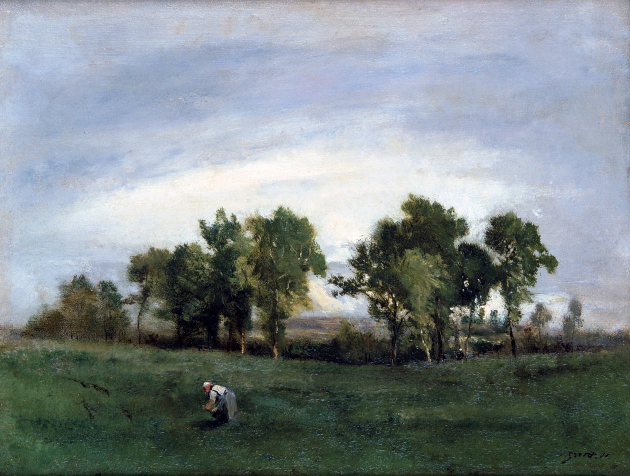 国家-地区字段中的女人，c1828-1876 作者 Narcisse Virgile Diaz de laPeña