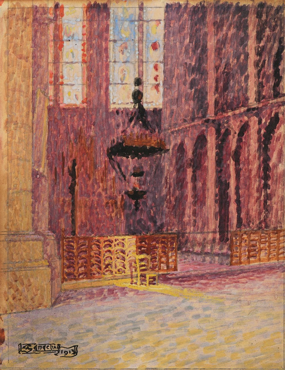 兰斯圣母院，阿布西达尔小教堂 作者 Narcisse VirgilioDíaz